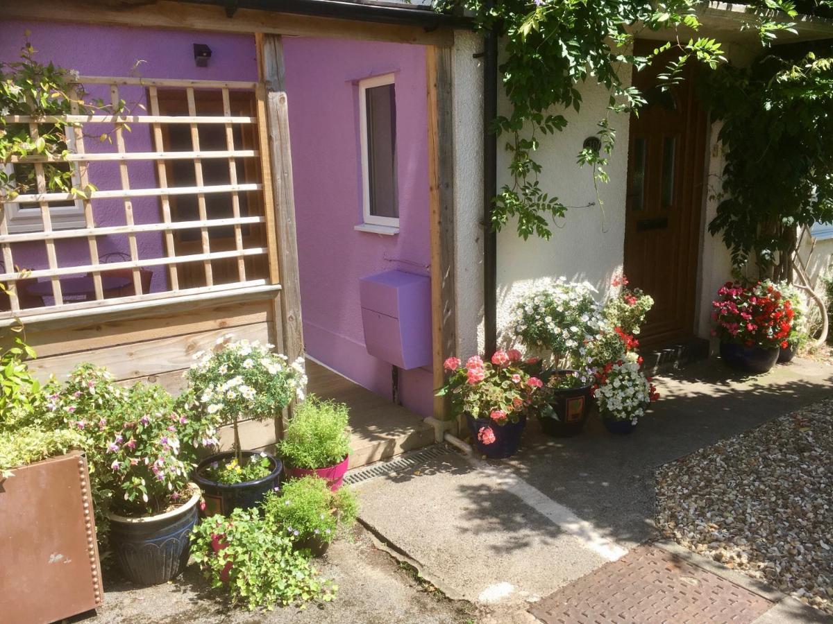 Cute Self-Contained Guest Room With Ensuite And Private Decked Porch In Glastonbury Exterior foto